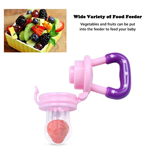 Edealing New Nipple Fresh Food Milk Nibbler Feeder Feeding-Tool Sichere Baby & Supplies Spielzeug Packung mit 3 - 3