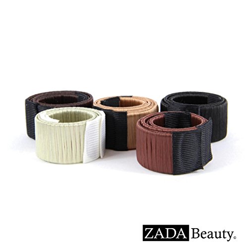 ZADA Beauty l Donut Hair Bun Maker l Styling Werkzeug l Fashion Haare Dutt l Brautfrisur l Frisurenhilfe l Haarknoten l Haarzopf l (Blond) - 4