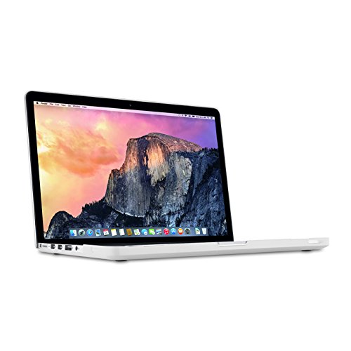 JAMMYLIZARD | Shell Cover für [ MacBook Pro 15.4″ mit Retina A1398 ] Zweiteilige Gummierte Hülle, KLAR / MILCHIG Matt - 5