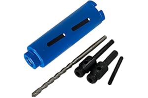 TOOLTIME. Voche 52mm x 150mm Diamond Core Drill with Hex & SDS Arbors, Pilot Drill Bit and Ejector Drift