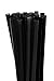 Produktbild 1000x JUMBO Trinkhalme - 8x250mm in verschiedenen Farben, Farbe:Schwarz