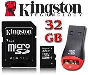 Kingston 32GB Class-10 Micro SDHC Memory Card for Samsung Galaxy S9, S9 Plus, S8, S8 Plus, S7, S7 Edge Smart Phone
