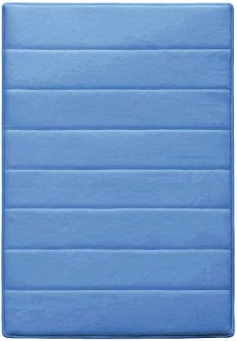 Hydrodry Sky Blue Ultimate Performance Memory Foam Large Bath Mat, 50 x 90 cm Anti Slip