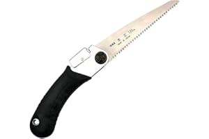 ISHINOKO INDUSTRIAL GENBA-YA ISHINOKO mini scie japonaise pliante - 120mm de lame de 0.7mm d'épaisseur - fixation de 2 angles - made in Japan - portabilité camping - femmes et enfants - manipulation simple