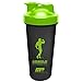 ARNOLD SCHWARZENEGGER SERIES ARNOLD BOTTLE GREEN 740ml 25oz SHAKER WITH GREEN LID AND BLACK BASE BIG LOGO ON THE FRONT