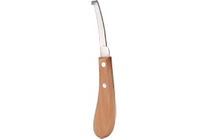 Ejoyous Hovkniv för Nötkreatur och Hästar, Rak Bladform, Kolstål, Professionellt Trimverktyg