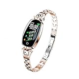 Four Fitness-Tracker, Activity Tracker Smart Armband Mit Pedometer SMS SNS Alert Männliche Weibliche Kinder-Kompatibel Android iPhone,Gold