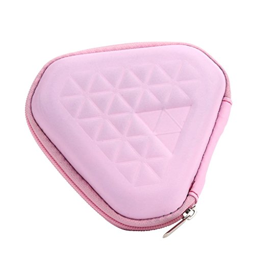 hunpta Gift For Fidget Hand Spinner Triangle Finger Toy Bag Box Carry Case Packet (pink)