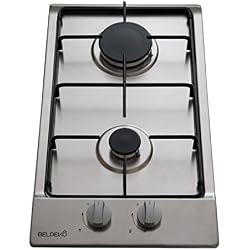 Domino de cuisson à gaz double foyer - BELDEKO BTG2Z-C01IX