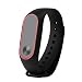 Produktbild JullyelegantDE Premium Ersatz Handschlaufe mit Zwei Farben Einzigartige TPU Armband Ersatz für XIAOMI MI Band der zweiten Generation