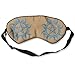 Produktbild Adjustable Super-Smooth Soft Eye Mask for Sleep, Hypoallergenic, Anti-Aging, Anti-Eye Wrinkles, Light-Blocking, Supernatural Anti Possession Symbol Blue