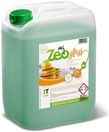 Zeo Glass – Dishwasher Detergent Clean | Non-Toxic | Zeotec | Powerful Fat Burned, Stubborn dirt cleans and eliminates odours, even in Cold Water