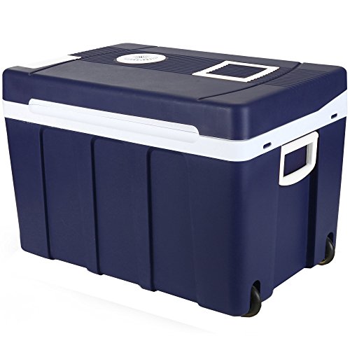 Gino Gelati 50 Liter 2 in 1 Mini Kühlschrank Kühlbox für Bierkasten Warmhaltebox Campingkühlschrank 12 & 220 Volt GG-55W-50L Cooling Box - 9