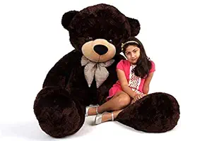 NP Toys Skin Friendly Ultra Soft Teddy Bear for Kids Lovable Huggable Perfect Present for Birthday, Babies, Children, Girls, Boy, Girlfriend (Chocolate, 3 Feet)