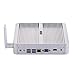 Produktbild Fanless Mini PC,Desktop Computer,Kodi Box,with Windows 10 Pro/Linux Ubuntu,Intel Core I3 7100U,(Silver),[HUNSN BM07],[64Bit/Dual Band WiFi/1VGA/1HDMI/4USB3.0/4USB2.0/1LAN],(Barebone System)