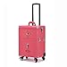 Produktbild Hohe Kapazität Multi-Layer Trolley Kosmetiktasche, Aluminiumlegierung Schönheitssalons Tattoo Maniküre mit dem Make-up-Box, Roll Make-up Fall, Rose Red -Servicewagen