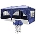 Produktbild YUEBO Faltpavillon Wasserdicht Gartenpavillon, 3 x 6m Partyzelt Pavillon Festzelt mit 4 Seitenteilen für Garten/Party/Hochzeit/Picknick/Markt- Tragetasche inklusive
