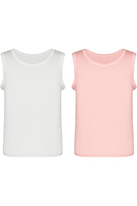 Kids Undershirt Boletochic 7-12 Years Girls Camisole With Lightly Pads Teen Girl Cami Training Bras For Girls 10-12