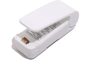 LUXXTORE Mini Selladora Térmica al Vacío de Bolsas Frescas, Máquina de Sellado Portátil ABS, Snack, Bolsas de Plástico, Almacenamiento de Alimentos