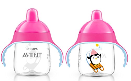 Philips Avent Premium Spout Cup (9 oz, Pink)