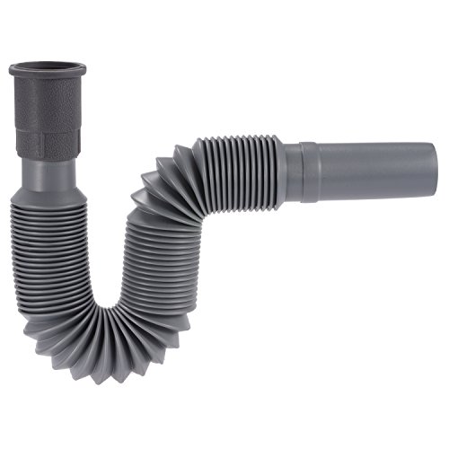 PChero Universal Flexibel Waschbecken Siphon, Stecker und Verwendung (Minimale Länge 32cm, Maximale Länge 80cm) - 7