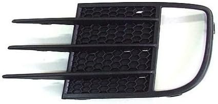 1x Front Bumper Grill Fog Light with Hole Right Side Black Plastic Right New