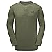 Produktbild JACK WOLFSKIN Herren Langarm-Shirt WINTER TRAVEL HENLEY MEN, woodland green, XXL, 1805941-5052006