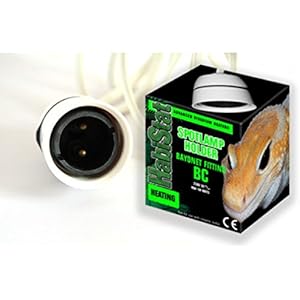 Reptile Spot Lamp Fitting Bayonet