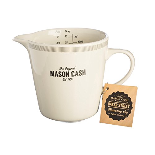 Mason Cash Baker Lane Messbecher, Grau/mehrfarbig, 16 x 15 x 21 cm, 1 Liter - 2
