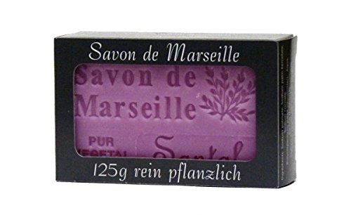 100% Naturseife: Patchouliseife, Sandelholzseife & Vanilleseife, 3-teiliges Seifenset (Savon de Marseille) - 3