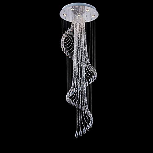 Preisvergleich Produktbild CZZ Gbyzhmh Moderne, einfache Kristallpendelleuchten Das Schießen ist naheliegend, Duplex Villa Staircase Lobby