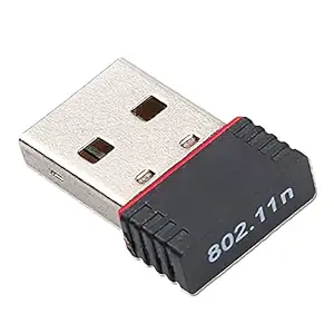 REC Trade Mini Wi-Fi Dongle, USB WiFi Adapter 950 Mbps, 802.11 N Wireless Network Receiver Dongle for Desktop/pc/Laptop, Support Windows XP/Vista/7/8/10/Linux & MAC OS, with Driver CD. (RTT-ADP-0028)