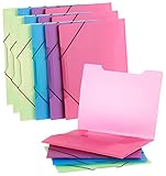 Zum übersichtlichen Sortieren und Ordnen von Dokumenten • Robust & langlebig: halbtransparenter PP-Vollkunststoff