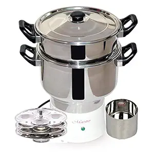 Maestro Electric Steam Cooker,Multipurpose Food Steamer Model MC2 Plus - 600W 110V (for use in USA & Canada)