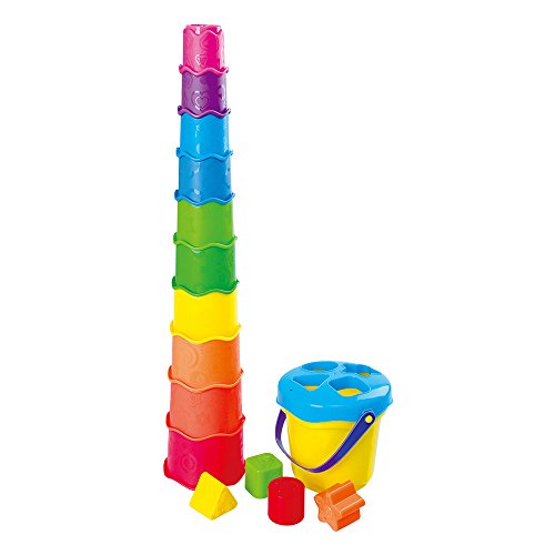 Cubo playa con 4 figuras & 10 cubos de colores