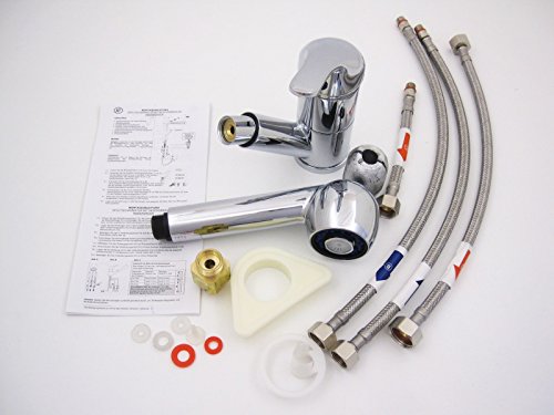 Niederdruckarmatur Ausziehbarer Brause Niederdruck Armatur für Küche Spüle Spültischarmatur - 3