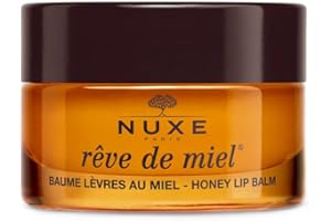 Nuxe Rêve de Miel Baume Lèvres au Miel Ultra-Nourrissant Édition Limitée We Love Bees, 15 g