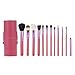 Make Up Brushes, Luxebell Makeup Brushes Set 12PCS High Quality Professional Essential Foundation Concealer Brushes Tool Kit With Travel Case (Pink)