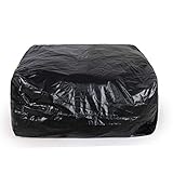 GRAN CAPACIDAD Y TIENDA RELAJADA: el tamaño total de la bolsa de techo es de 160 * 100 * 45 cm, lo que puede aumentar el espacio de carga del automóvil sin obstaculizar la comodidad del pasajero, más capacidad y más diversión
