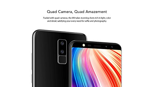 LEAGOO M9 - 5,5 Zoll (18: 9 VerhÃ¤ltnis) Full-HD-Bildschirm 3G Android 7.0 Smartphone, Corning Gorilla Glass 3 Glas, Quad-Kameras, Quad Core 1.3 GHz 2 GB + 16 GB, 2850 mAh Akku - Schwarz