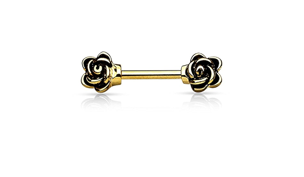 Piercingschmuck Blumen Nippelpiercing Uhren Schmuck