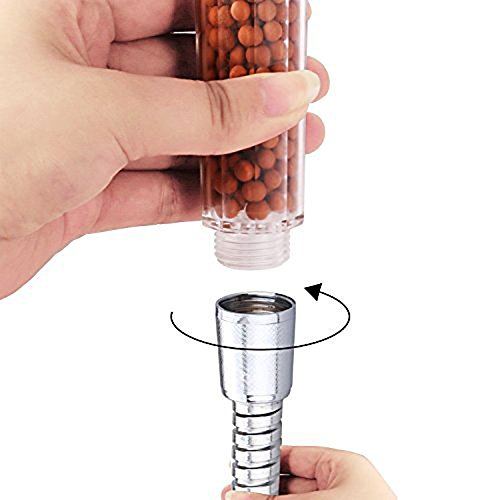 UOMERE Filtration Shower Head for Dry Skin and Hair High Pressure Water Saving Ionic Handheld Showerhead - 4
