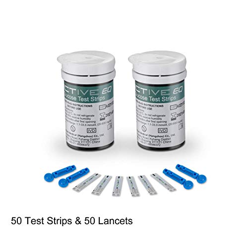 Diabetes Strips Blood Glucose Codefree Test Strips with Diabetes Lancets 50pcs for UK Diabetics - in mmol/L ...