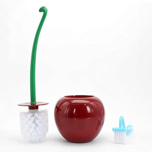 WC-Bürste, NATIONALMASTER Umweltfreundliches Material, WC-Bürste mit ABS Kunststoffeinsatz für Leichte und Hygienische Reinigung, Edles Design, Reinigungsbürste für WC, Gästetoilette, Badezimmer, Stabil und Langlebig