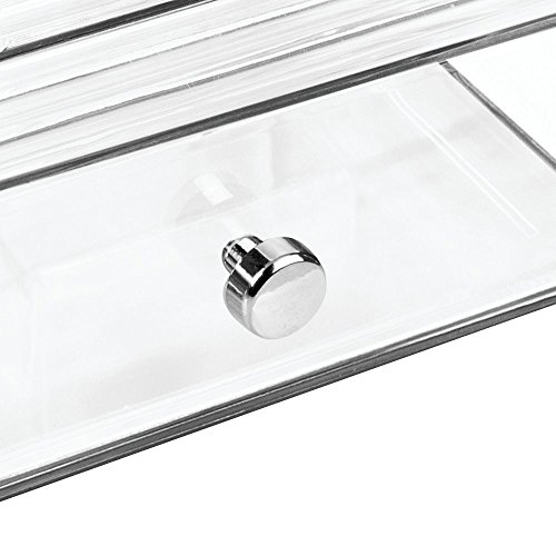 InterDesign 37460EU Clarity Kosmetik-Organizer mit 2 Schubladen, durchsichtig - 5
