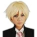 Produktbild Xcoser Halloween Kostüm Hetalia England Arthur Kirkland Cosplay Perücke Wig 30cm Short Licht Golden Haar Zubehör