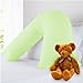Childrens Pure 100% Cotton V Shaped Pastel Green Pillowcase and V Shaped Hollowfibre Pillow Set