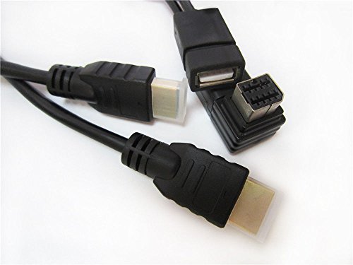 Eximtrade HDMI Interface Kabel Apple iPhone 5 5s 6 6s 6 Plus 6s Plus für Pioneer CD-IH202 AppRadio - 2