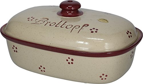 Brottopf (Steinzeug „Rubin“ * Kleiraba-Steinzeug wird bei ca.1.250 °C in energiesparenden Erdgas-B)