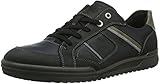 gemütlich ECCO Herren Fraser Derby, Schwarz Black/WARMGREY 54997, 45 EU